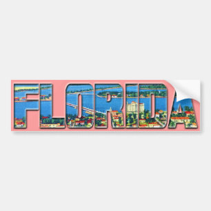 Vintage Florida Bumper Sticker