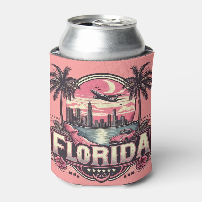 Vintage Florida Can Cooler (Can Front)