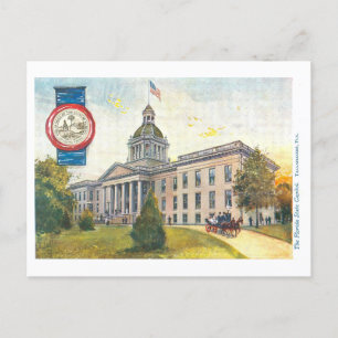 Vintage Florida Capitol with Seal Postcard