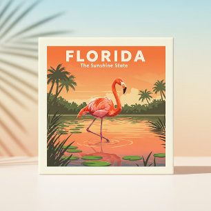 Vintage Florida Ceramic Tile