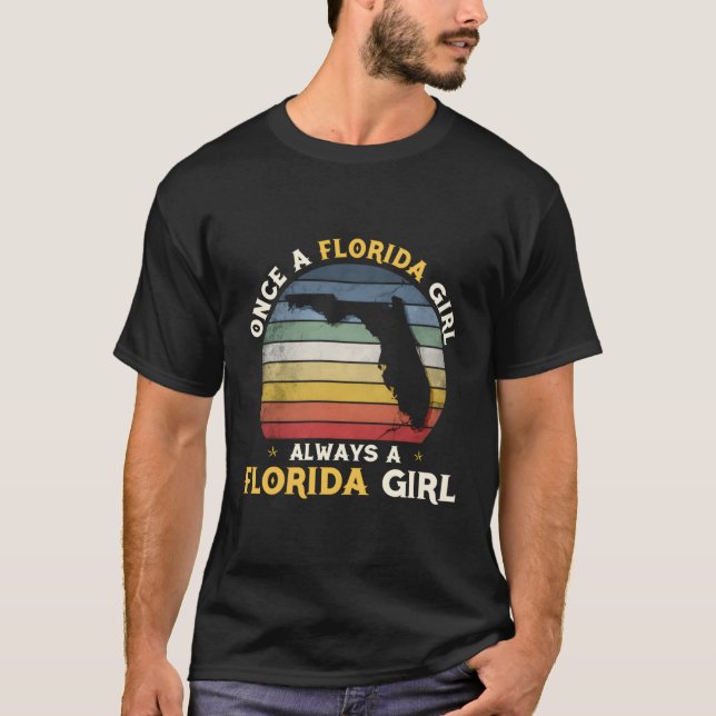 Vintage Florida Girls Pride T-Shirt (Front)