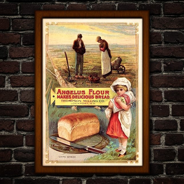 Vintage Flour Advertising Poster (Creator Uploaded)