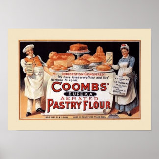 Vintage Flour Advertising Poster