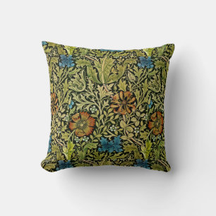 Vintage Flower and Vine Wallpaper Cushion