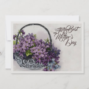 Vintage Flower Basket – Mother's Day Bloom