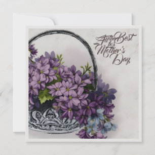 Vintage Flower Basket – Mother's Day Bloom