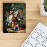 Vintage Flower Bouquet Floral Art Home Office Desk Paperweight<br><div class="desc">Custom, vintage art / flowers / floral art lovers' high polished glass home office desk paperweight with a felt backing, featuring a beautiful vintage intricate detailed oil on wood painting, by Jan van Huysum, of a bouquet of flowers in an urn. A beautiful paperweight for home and office use. Makes...</div>