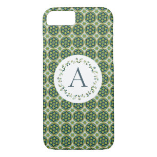 Vintage Flower Case with Initial