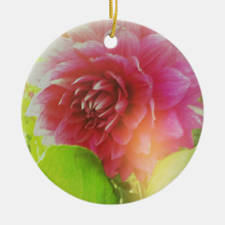 Vintage Flower Ceramic Ornament