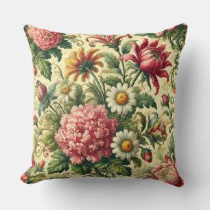 vintage flower cushion