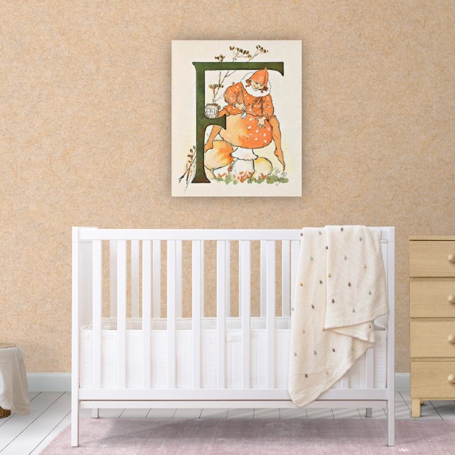 Vintage Flower Fairy Alphabet Poster (Creator Uploaded)