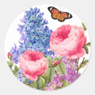 Vintage Flower Garden Stickers