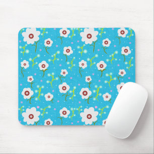 Vintage Flower Mouse Pad