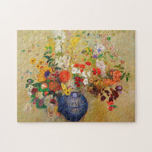 Vintage Flower Painting Puzzle (Horizontal)