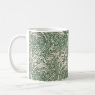 Vintage flower pattern coffee mug