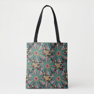 Vintage flower pattern. Doodle style, spring flor Tote Bag