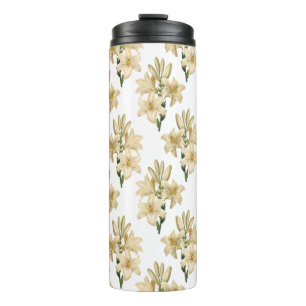 Vintage Flower pattern tumbler