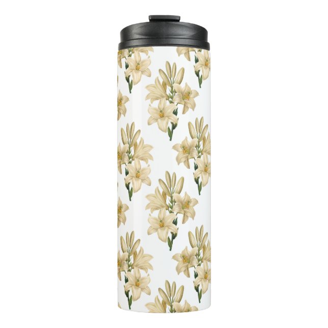 Vintage Flower pattern tumbler (Front)