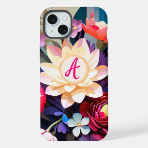 Vintage Flower Personalised iPhone 15 Plus Case