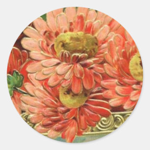 Vintage Flower sticker