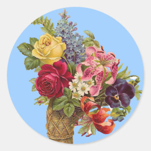 Vintage Flower sticker