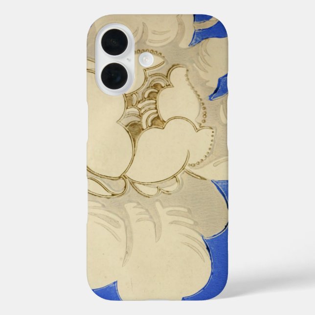 Vintage Flower Wallpaper Pattern Case-Mate iPhone Case (Back)