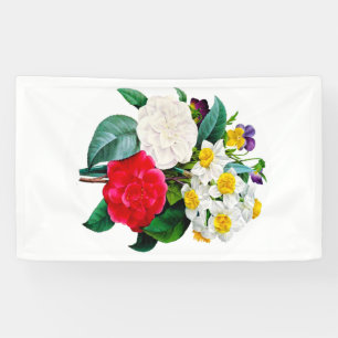 Vintage Flowers Banner