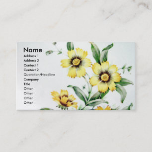 Vintage Flowers Business Card