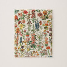 Vintage Flowers by Adolphe Millot