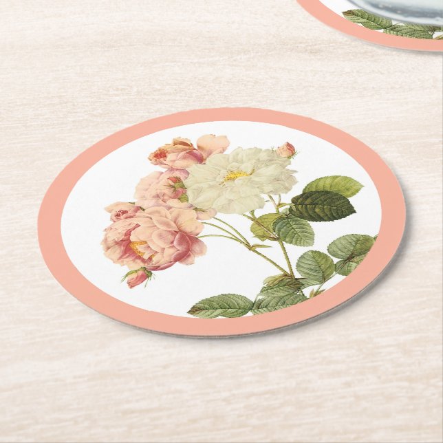 Vintage Flowers coaster 2 (Angled)