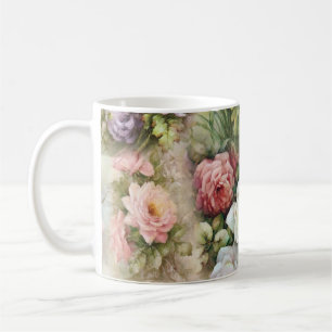 Vintage Flowers Coffee Mug