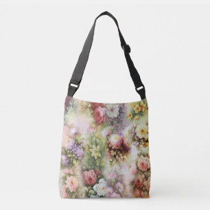 Vintage Flowers Crossbody Bag
