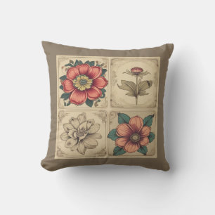 Vintage Flowers Cushion