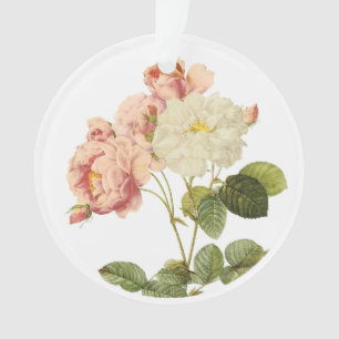 Vintage Flowers custom ornament 2 B