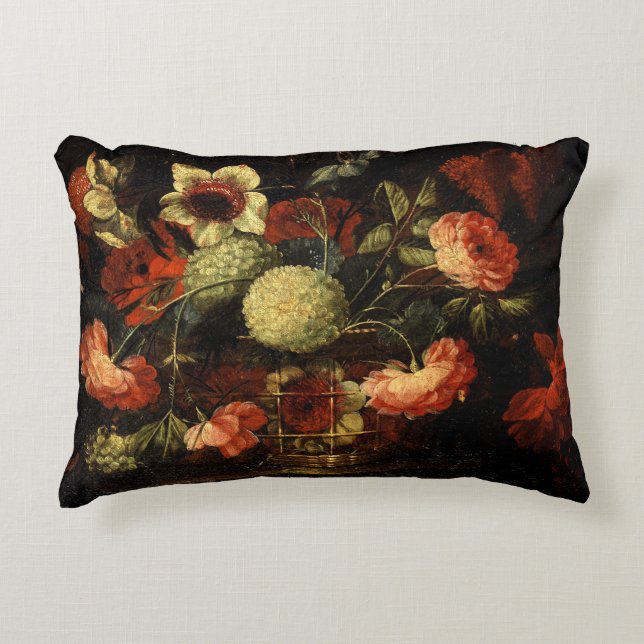 Vintage Flowers  Decorative Cushion (Front)