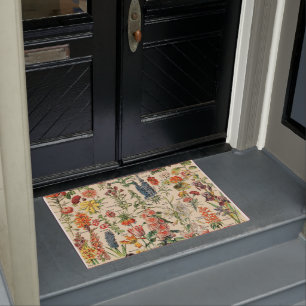 Vintage Flowers Doormat