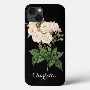 Vintage Flowers Floral Blush Noisette Rose Redoute iPhone 13 Case