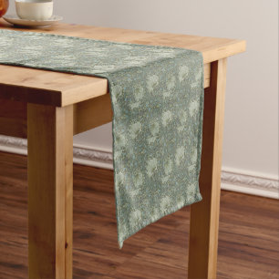 Vintage Flowers Floral William Morris Pimpernel Short Table Runner