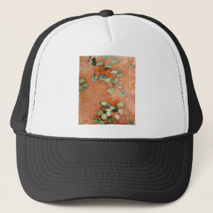 vintage flowers G. Caillebotte Nasturces Trucker Hat