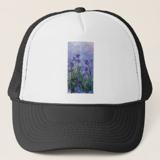 vintage flowers lilac-irises-1917 monet. trucker hat