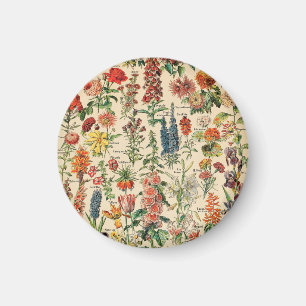 Vintage Flowers Magnet