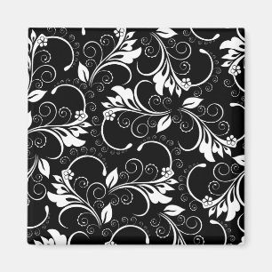 vintage flowers magnet
