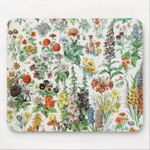 Vintage Flowers Mouse Pad
