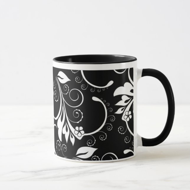 vintage flowers mug (Right)