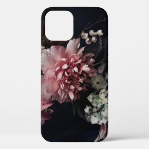 Vintage flowers. Peonies, tulips, lily, hydrangea  iPhone 12 Case