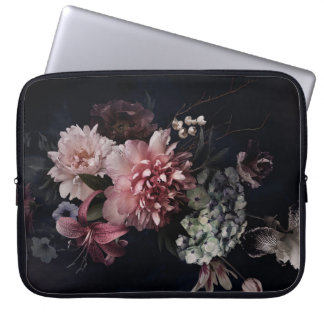 Vintage flowers. Peonies, tulips, lily, hydrangea  Laptop Sleeve