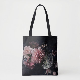Vintage flowers. Peonies, tulips, lily, hydrangea  Tote Bag