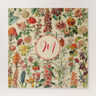 Vintage Flowers (personalised)      Jigsaw Puzzle