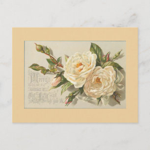 Vintage Flowers Postcards
