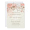 Vintage Flowers Spring Garden Wedding Invitation